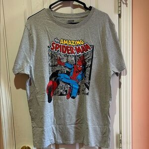 Marvel Amazing Spider-Man Gray Kids Tee